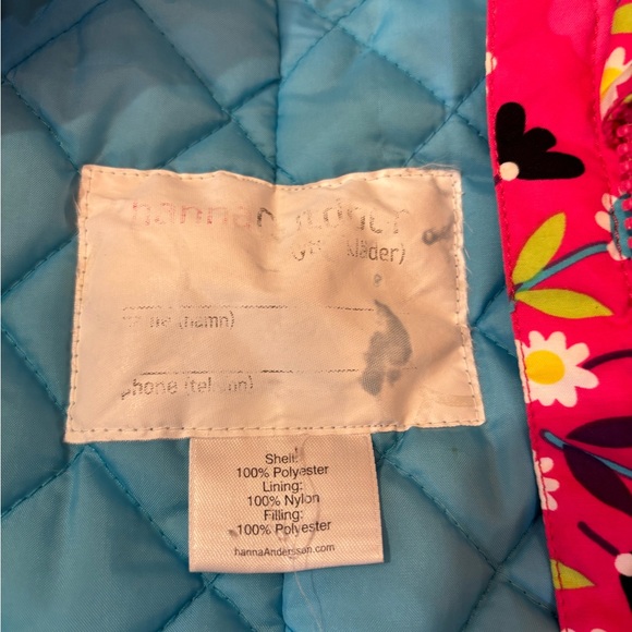 Hanna Andersson Pink Floral snow suit - 18-24 months - Picture 6 of 7